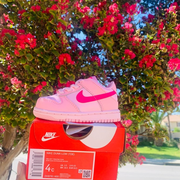 Shoes Nike Dunks Triple Pink Toddler Size 4c Poshmark